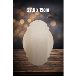 Tabliczka ozdobna 5 27,5cm z jednym otworem, tabliczka 27,5cm, sklejka 3mm